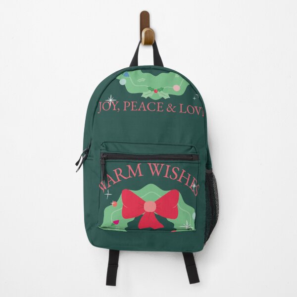 Item preview, Warm Wishes, Joy, Peace, and Love – Christmas Wreath Design designed and sold by Novel Works Studio.