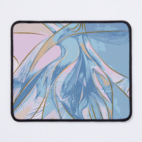 Item preview, blue abstract composition designed and sold by Olga Lashko.