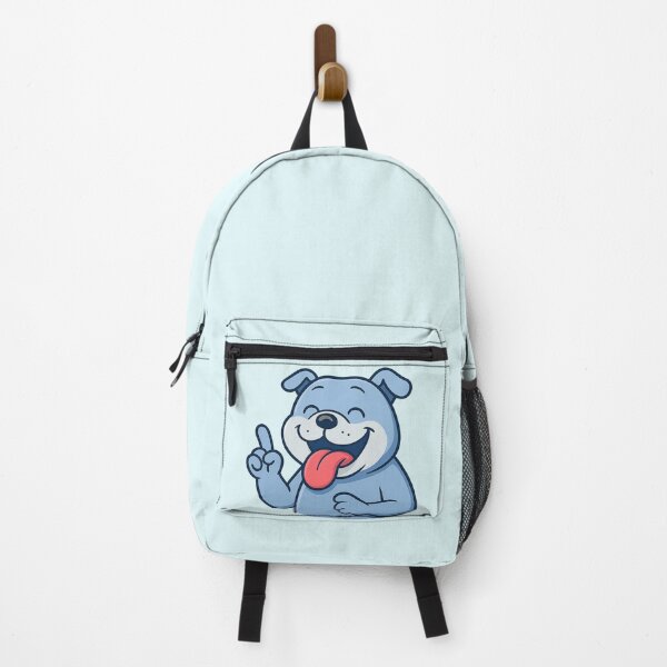 Item preview, happy blue puppy designed and sold by VagalumeCouture.