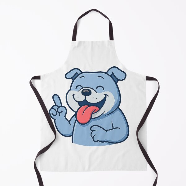 Item preview, happy blue puppy designed and sold by VagalumeCouture.