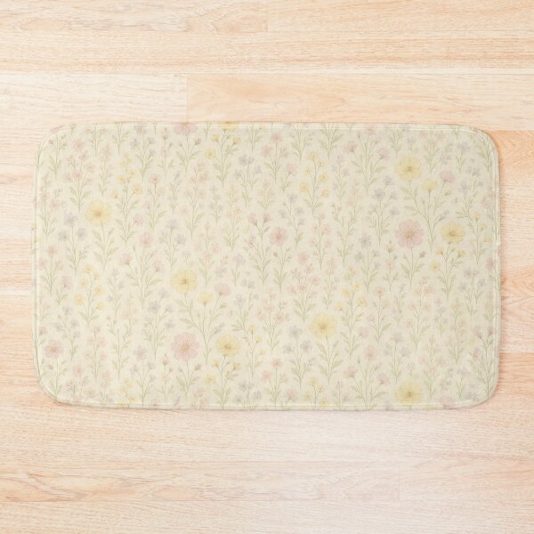 Item preview, Romantic Vintage Pastel Wildflower Pattern designed and sold by MiLaKK.