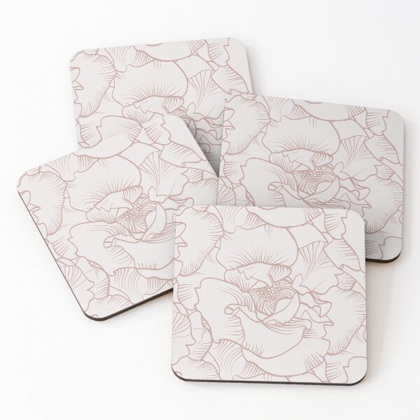 Item preview, Blush pink roses pattern designed and sold by Olga Lashko.
