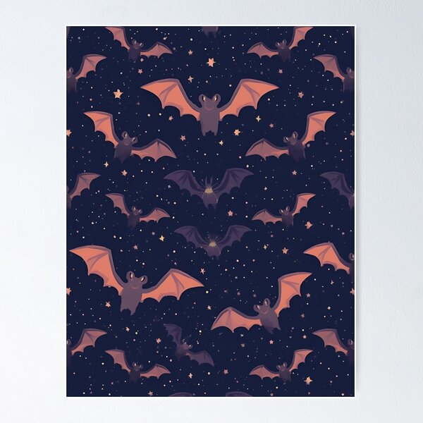 Item preview, Halloween Bats designed and sold by PatronesKawai.