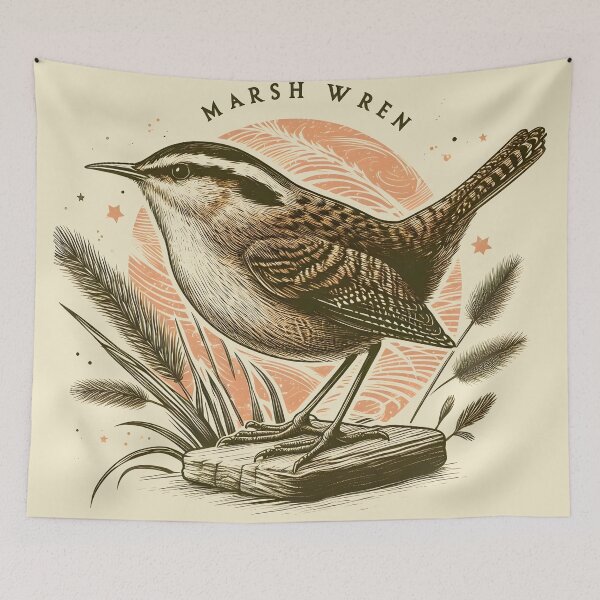 Item preview, Marsh Wren 8 designed and sold by theAVIARY7.