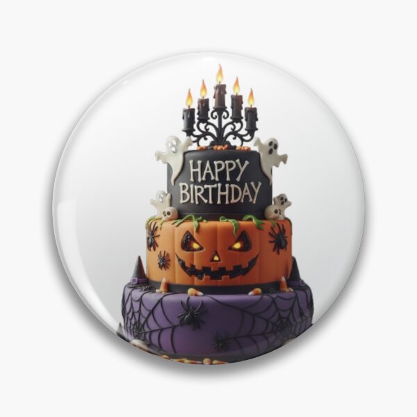 Item preview, CUTE HALLOWEEN BIRTHDAY CAKE designed and sold by Obinne.