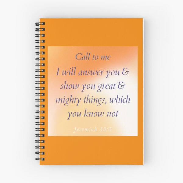 Item preview, Jeremiah 33:3 Orange designed and sold by Undonemadenew.