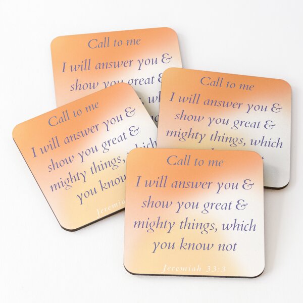 Item preview, Jeremiah 33:3 Orange designed and sold by Undonemadenew.