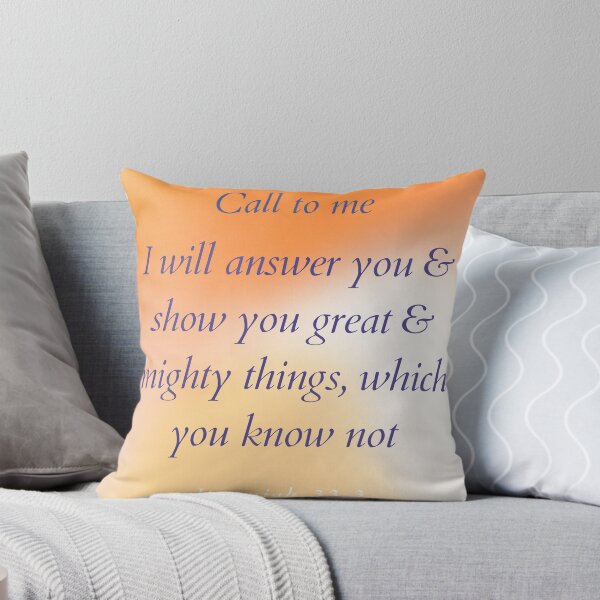 Item preview, Jeremiah 33:3 Orange designed and sold by Undonemadenew.