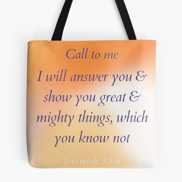 Item preview, Jeremiah 33:3 Orange designed and sold by Undonemadenew.