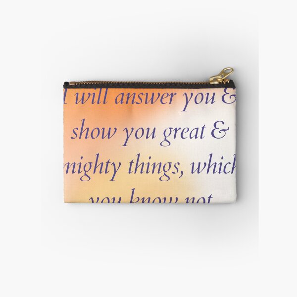 Item preview, Jeremiah 33:3 Orange designed and sold by Undonemadenew.