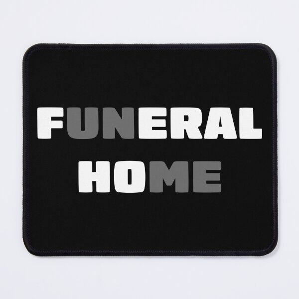 Item preview, Funeral Home Feral Ho Visual Wordplay Design designed and sold by Victor Shadehorn.