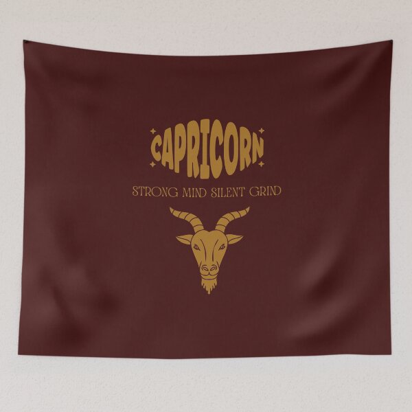 Item preview, I Am Capricorn - Strong Mind, Silent Grind designed and sold by THEVONZA.