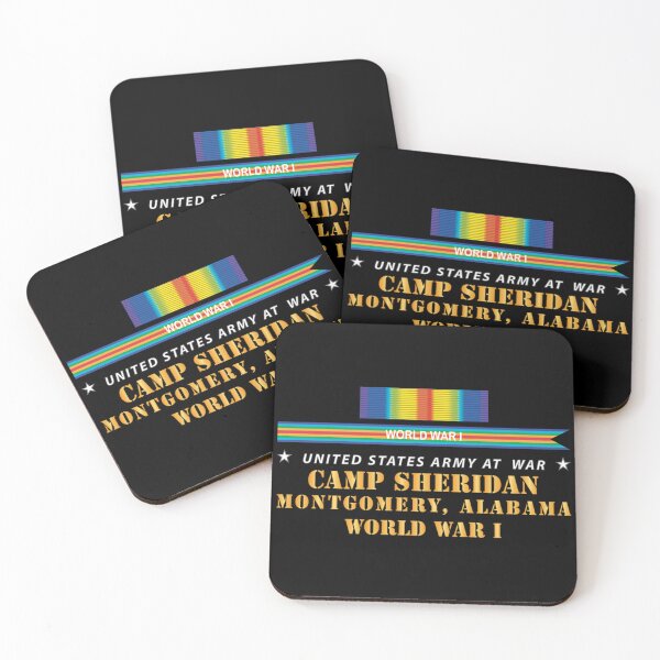 Item preview, Army - Camp Sheridan, Montgomery, AL w SVC WWI X 300 designed and sold by Military Insignia Products.