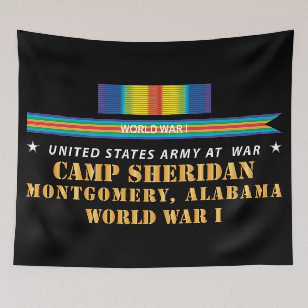 Item preview, Army - Camp Sheridan, Montgomery, AL w SVC WWI X 300 designed and sold by Military Insignia Products.