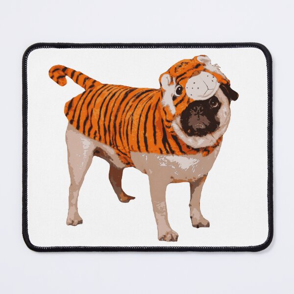 Item preview, Diego the Pug - Tiger Costume - Comic Version - Spooky Time Collection designed and sold by 9VoltGorilla.