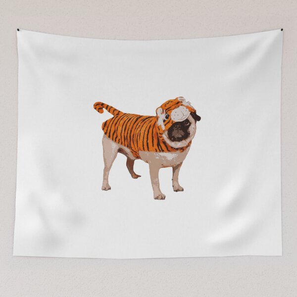 Item preview, Diego the Pug - Tiger Costume - Comic Version - Spooky Time Collection designed and sold by 9VoltGorilla.