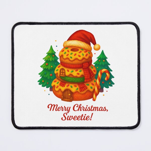 Item preview, Cute Christmas Donut House - Merry Christmas Sweetie ! Festive Holiday Design designed and sold by Ronne&Babra.