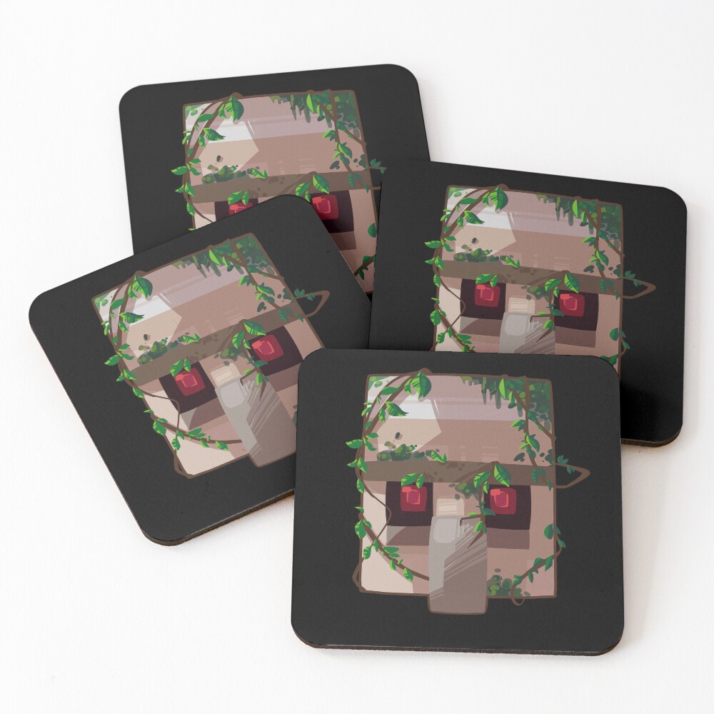 Item preview, Coasters (Set of 4) designed and sold by LinIsDrawing.