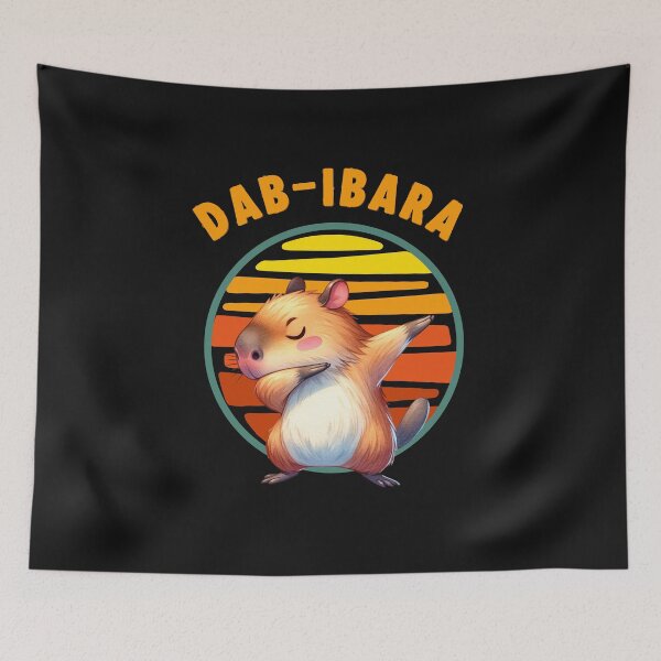Item preview, Dab-ibara – Funny Capybara Dab Shirt designed and sold by La-Nuna.
