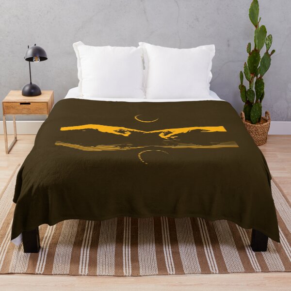 Item preview, Modern Abstract Christian Art — Creation of Adam Optical Illusion | Genesis Inspired | Yellow Orange designed and sold by ZechJohnRB.