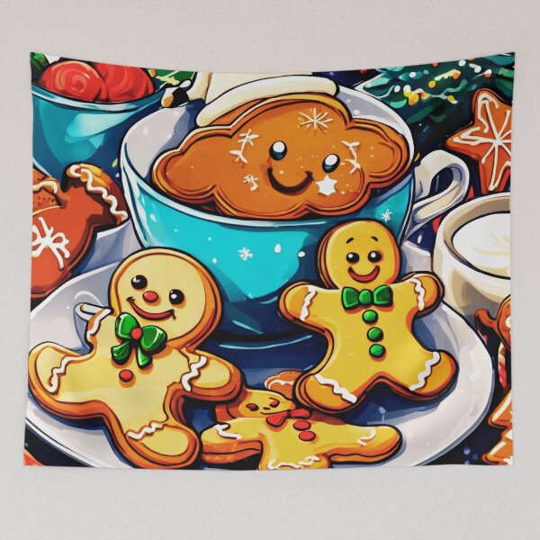 Item preview, Gingerbread Christmas Madness designed and sold by Zofia Sosnecka.