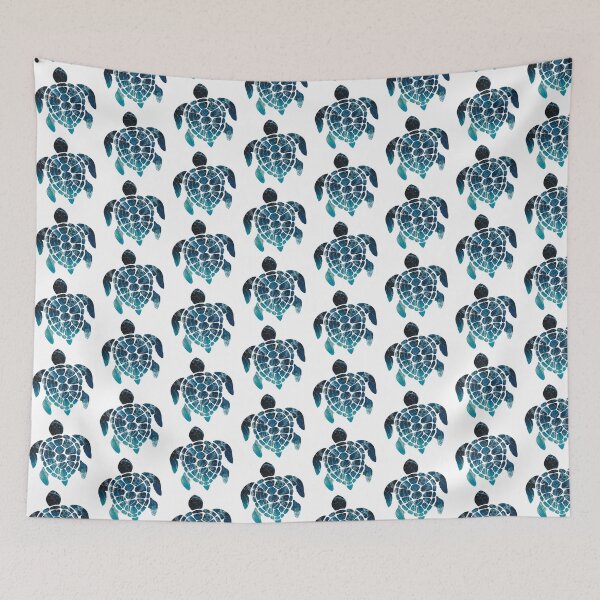 Item preview, Blue turtle sticker designed and sold by ComanCalcos.
