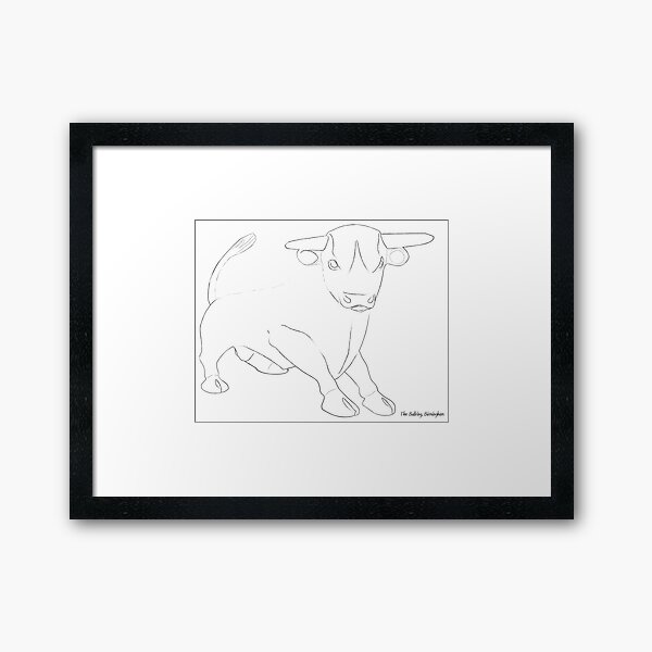 Item preview, Birmingham Bullring Bull Sketch designed and sold by SJ Designs.