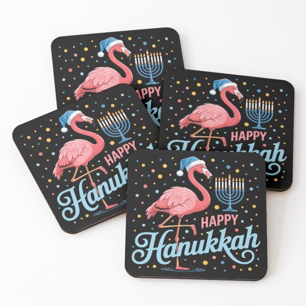 Item preview, Flamingo Celebrating Hanukkah designed and sold by jkrphoto.