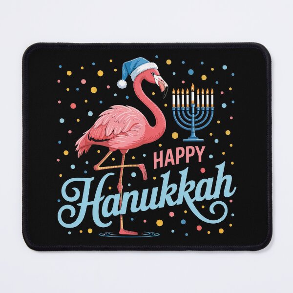 Item preview, Flamingo Celebrating Hanukkah designed and sold by jkrphoto.