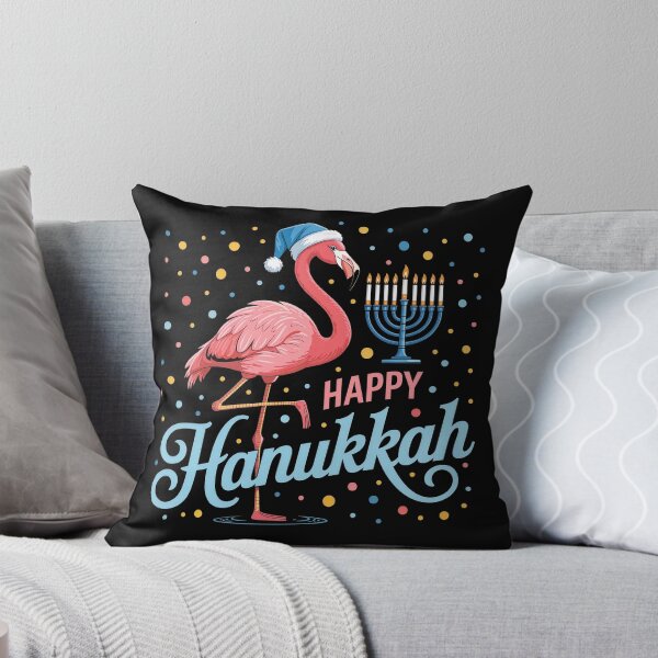 Item preview, Flamingo Celebrating Hanukkah designed and sold by jkrphoto.