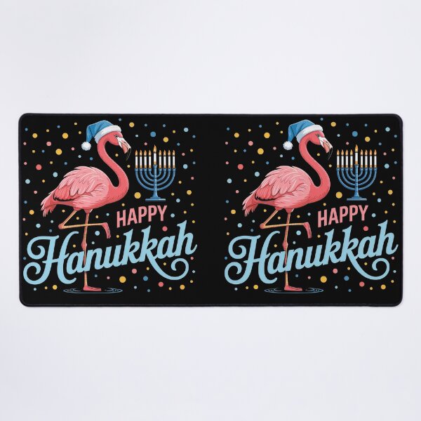 Item preview, Flamingo Celebrating Hanukkah designed and sold by jkrphoto.