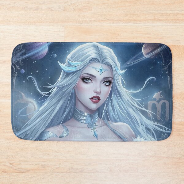 Item preview, Cancer Ice Goddess – Celestial Zodiac Enchantress of Snow and Stars designed and sold by MissSaylor.