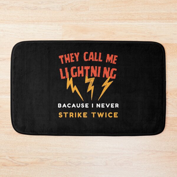 Item preview, They Call Me Lightning Because I Never Strike Twice Bowling Humor  designed and sold by YourgiftShop.