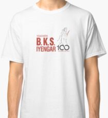 BKS Iyengar Official Centenary Year Logo - charity design Classic T-Shirt