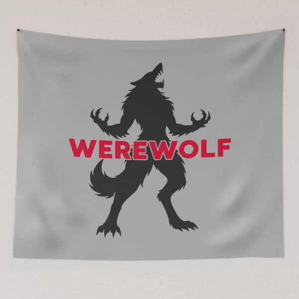 Item preview, Werewolf Wolfman Silhouette  designed and sold by UNK-Fatigues.