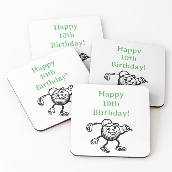 Item preview, Happy 10th Birthday Golfer  designed and sold by Monika Howarth.