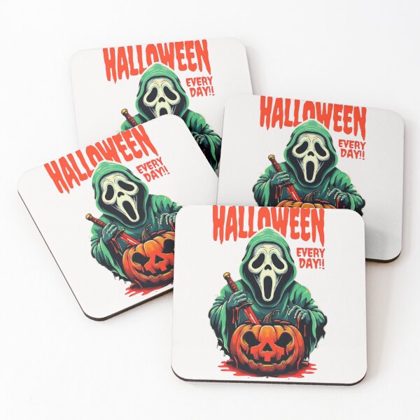 Item preview, Halloween Every Day – Scream Ghost Face Pumpkin Unique Halloween Gift, Retro Horror Movie Apparel, Scary Funny Graphic  designed and sold by wellie-chic.