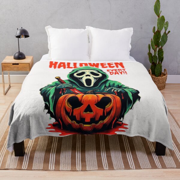 Item preview, Halloween Every Day – Scream Ghost Face Pumpkin Unique Halloween Gift, Retro Horror Movie Apparel, Scary Funny Graphic designed and sold by wellie-chic.