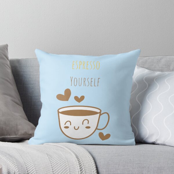 Item preview, Espresso Yourself - Cute Coffee Cup Design designed and sold by BrightMood Designs.
