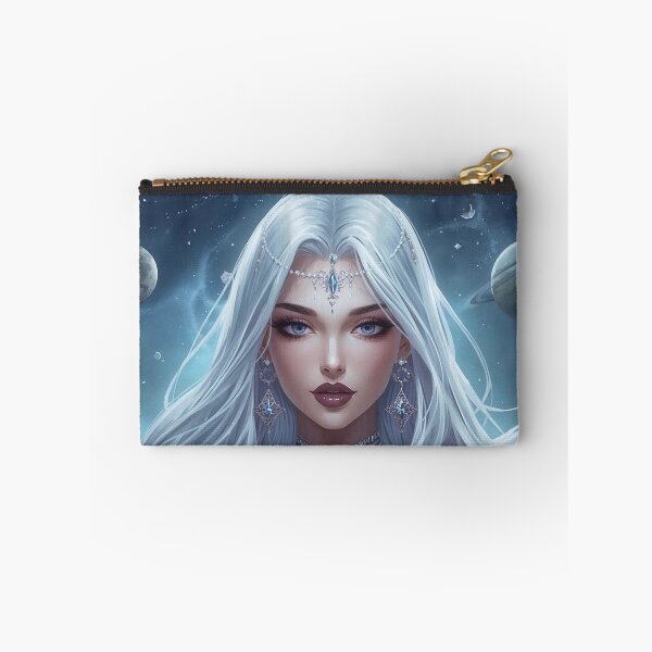 Item preview, Celestial Ice Enchantress – Fantasy Cancer Goddess of Snow and Seduction designed and sold by MissSaylor.