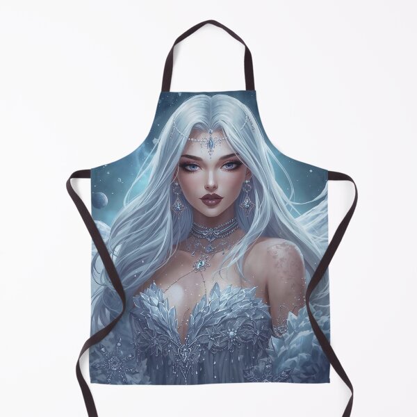Item preview, Celestial Ice Enchantress – Fantasy Cancer Goddess of Snow and Seduction designed and sold by MissSaylor.