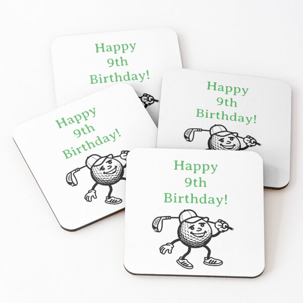 Item preview, Happy 9th Birthday Golfer  designed and sold by Monika Howarth.