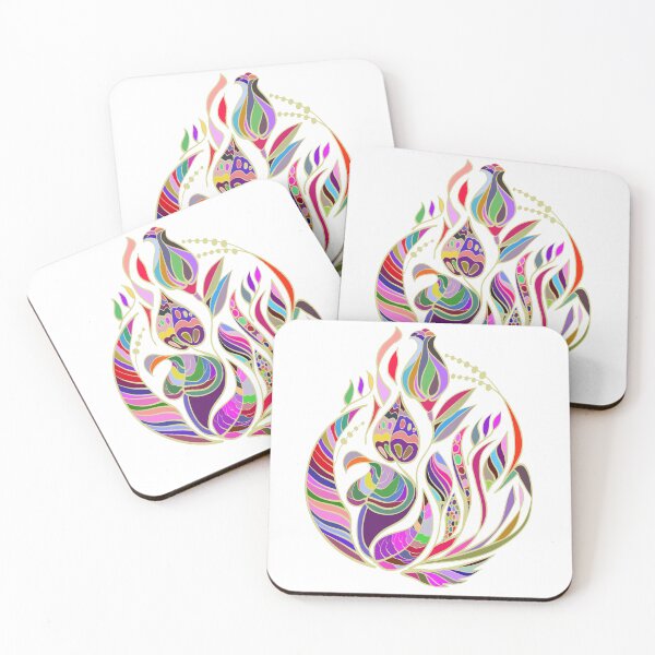 Item preview, colorful plants pattern designed and sold by Olga Lashko.