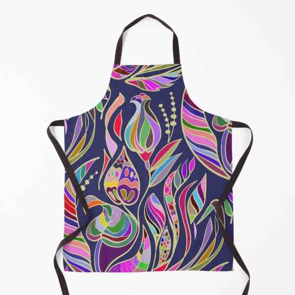 Item preview, colorful plants pattern designed and sold by Olga Lashko.