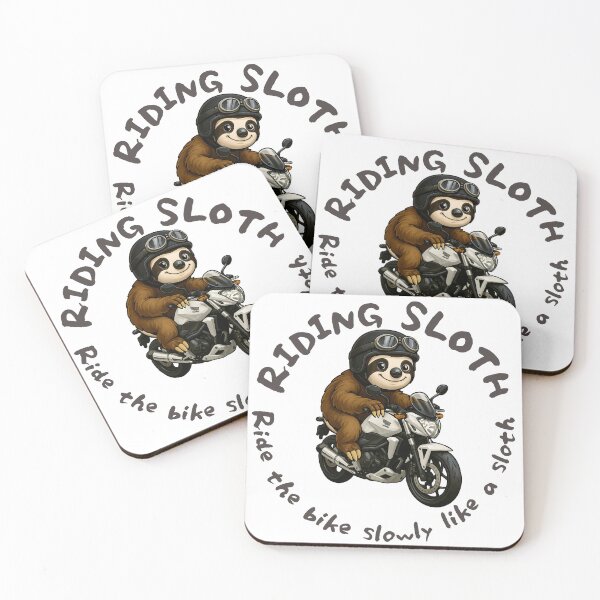 Item preview, Sloth riding a motorcycle designed and sold by Working Sloth from Japan.