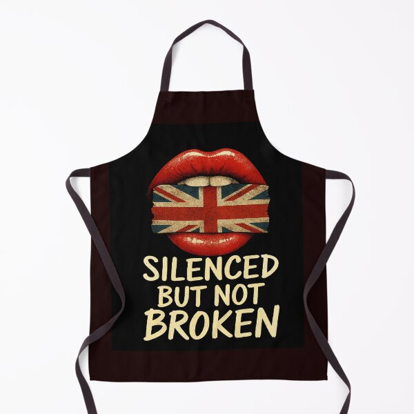 Item preview, Silenced But Not Broken – British Union Jack Vintage Design designed and sold by Boski22.