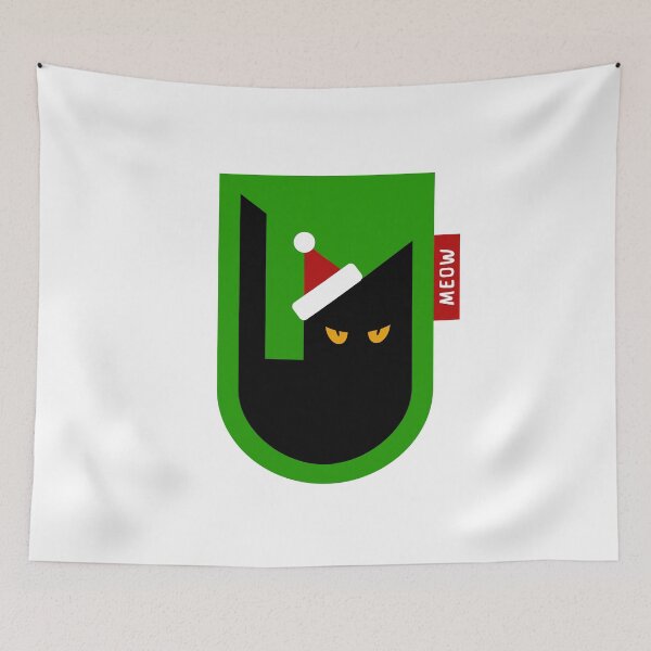 Item preview, Hidden Christmas Cat Pocket Meow designed and sold by pixel-overdose.
