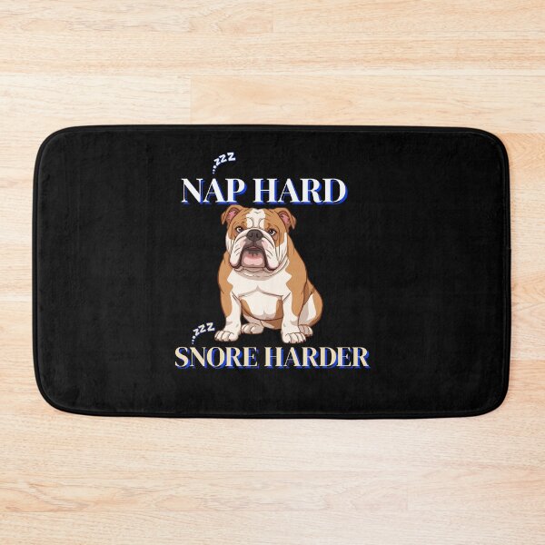 Item preview, Nap Hard Snore Harder – Funny English Bulldog Design designed and sold by Kotalo.
