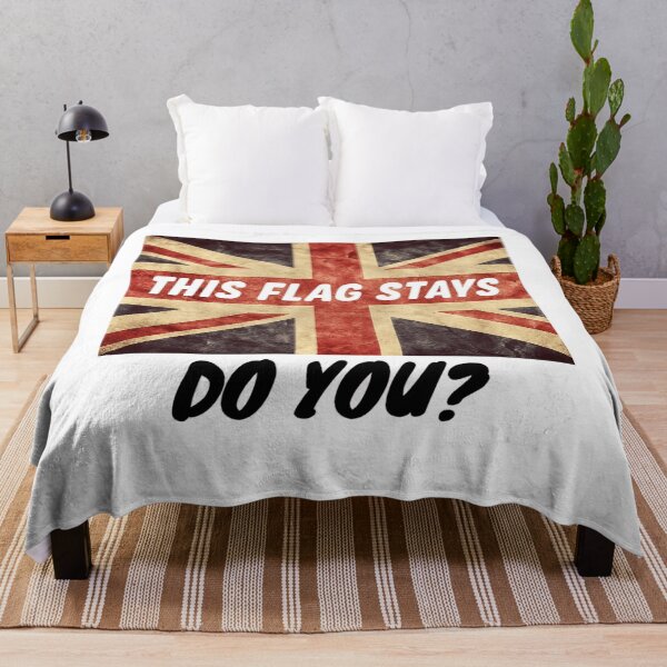 Item preview, This Flag Stays – Do You? Union Jack Vintage UK Pride Design designed and sold by Boski22.
