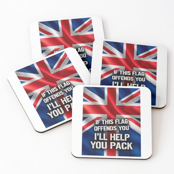 Item preview, If This Flag Offends You – British Pride Union Jack Statement Shirt designed and sold by Boski22.